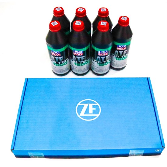 ZF 8HP Automatic Gearbox Oil Service Kit & Liqui Moly ATF 1800 for Maserati 3.0 D