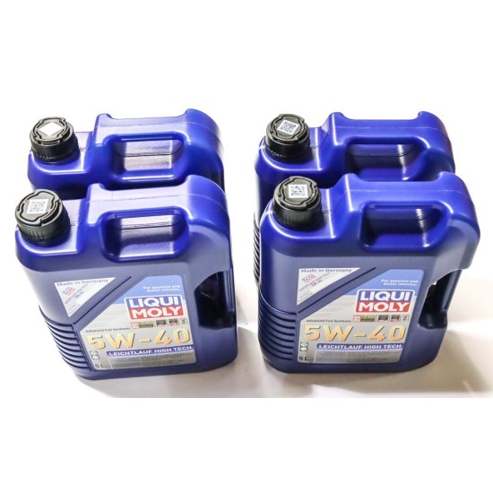 4 x Liqui Moly Leicht­lauf High Tech 5W-40 Engine Oil - 5L | 2328