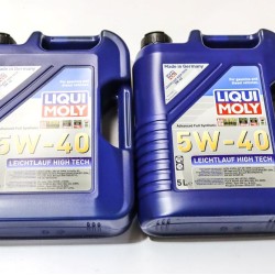 2 x Liqui Moly Leicht­lauf High Tech 5W-40 Engine Oil - 5L | 2328