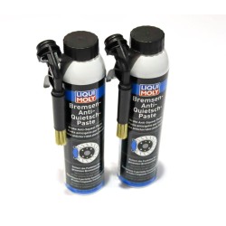 2 x Liqui Moly Brake Anti Squeal Paste & Brush Anti-Seize Grease 200ml | 3074
