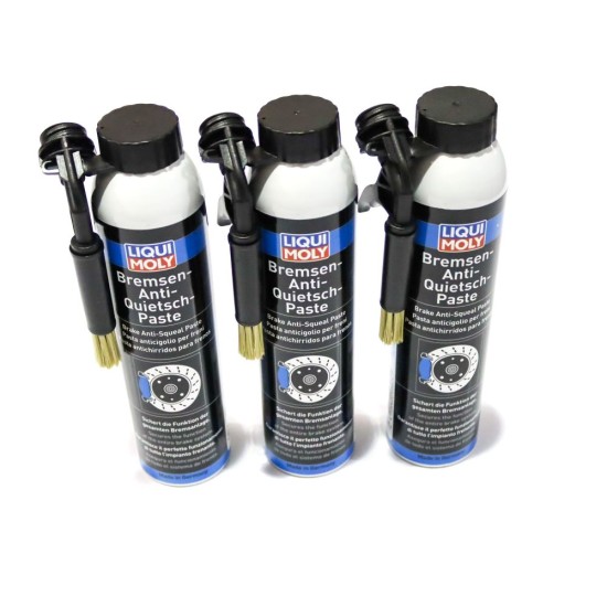 3 x Liqui Moly Brake Anti Squeal Paste & Brush Anti-Seize Grease 200ml | 3074