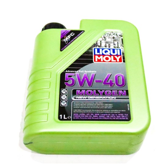 2 x Liqui Moly Molygen New Generation 5W-40 Engine Oil - 1L | 8576 