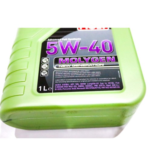 2 x Liqui Moly Molygen New Generation 5W-40 Engine Oil - 1L | 8576 