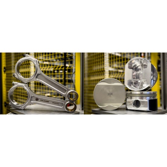 Set of 6 Forged Pistons & Conrods for Nissan GT-R 3.8 V6 - VR38DETT